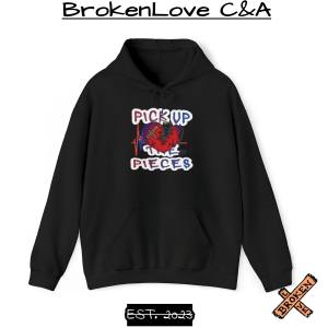 Pick up the pieces hoodie